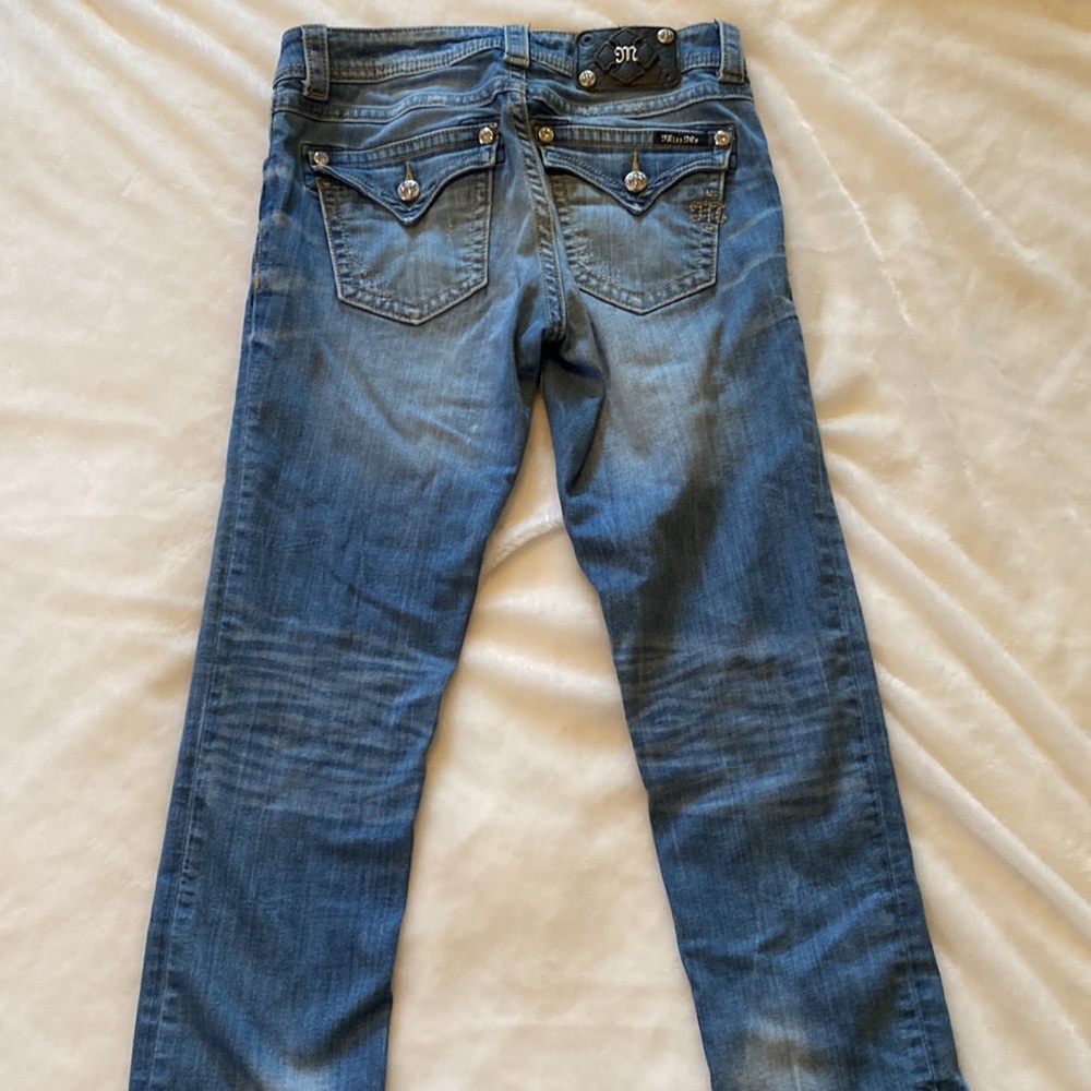Women’s Miss Me Boyfriend Crop Capri Sz 25